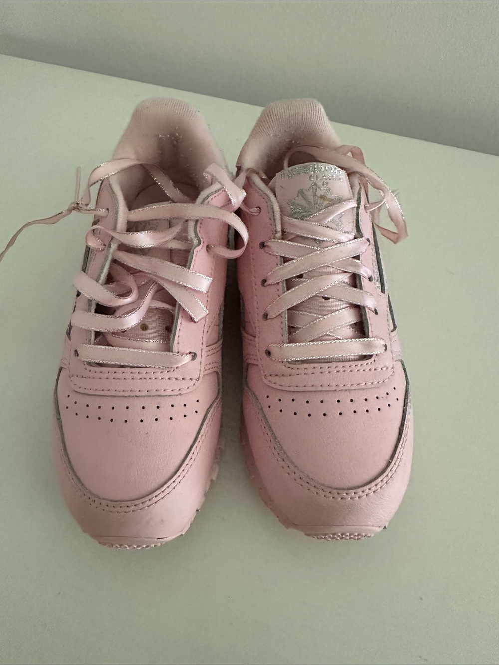 Reebok Kids Pink Lace-Up Sneakers